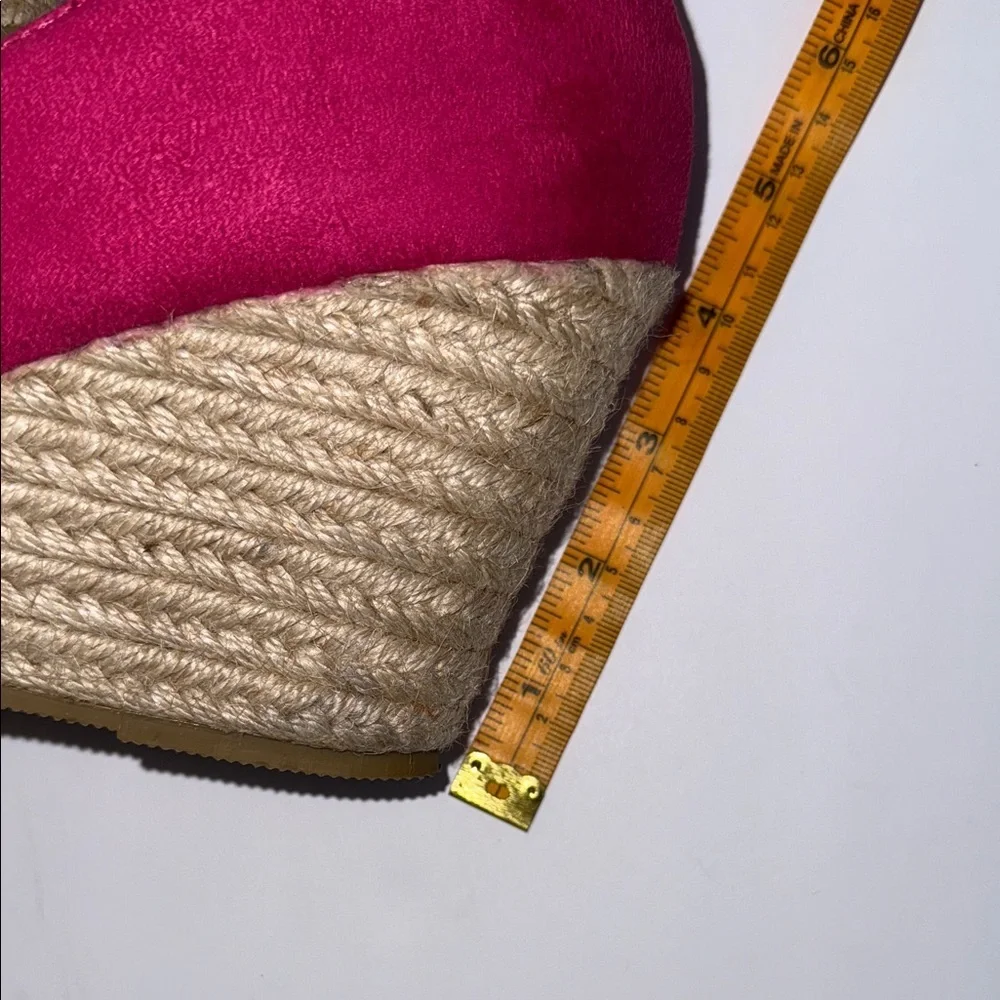 KAYLEEN Elegant Pink Wedge Sandals
